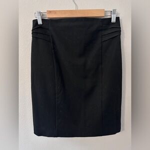 Express Elegant Black Women's Pencil Skirt business casual work size 4